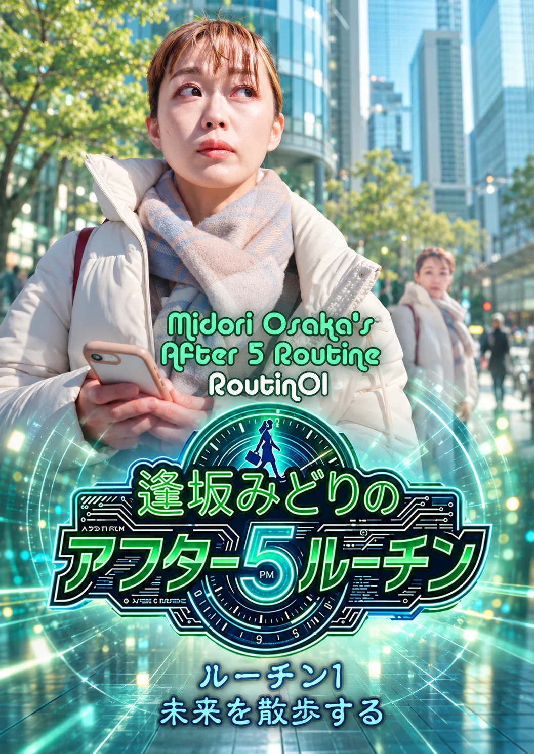 'Midori Osaka's After 5 Routine' Routine1~walk in the future~ — poster